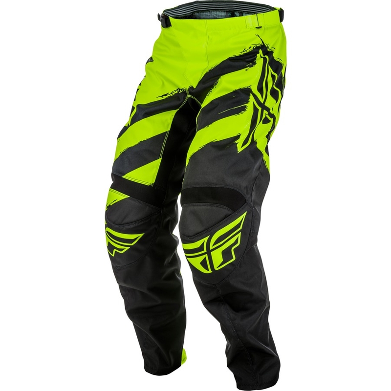 Motokrosové kalhoty FLY Racing F-16 2018 - USA černo-fluo žluté