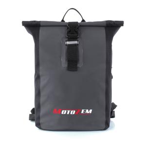 MotoZem vedenpitävä reppu musta-harmaa