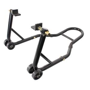 Moottoripyöräteline R-TECH - takana pyörien kanssa