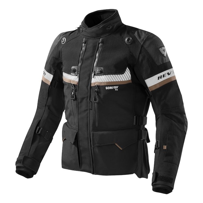 Bunda na motorku Revit Dominator GTX černá výprodej
