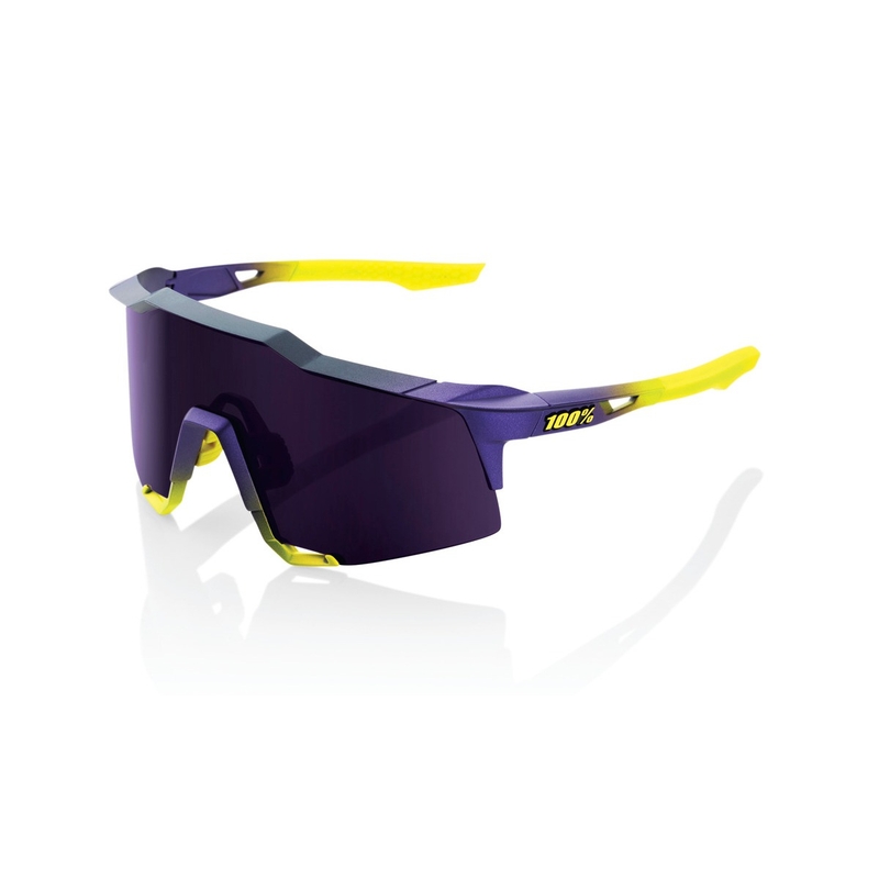 100% SPEEDCRAFT Matte Metallic Digital Brights aurinkolasit violetti-keltainen (violetti lasi)