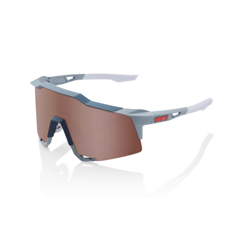100% SPEEDCRAFT Soft Tact Stone Grey aurinkolasit (HIPER hopea lasi)