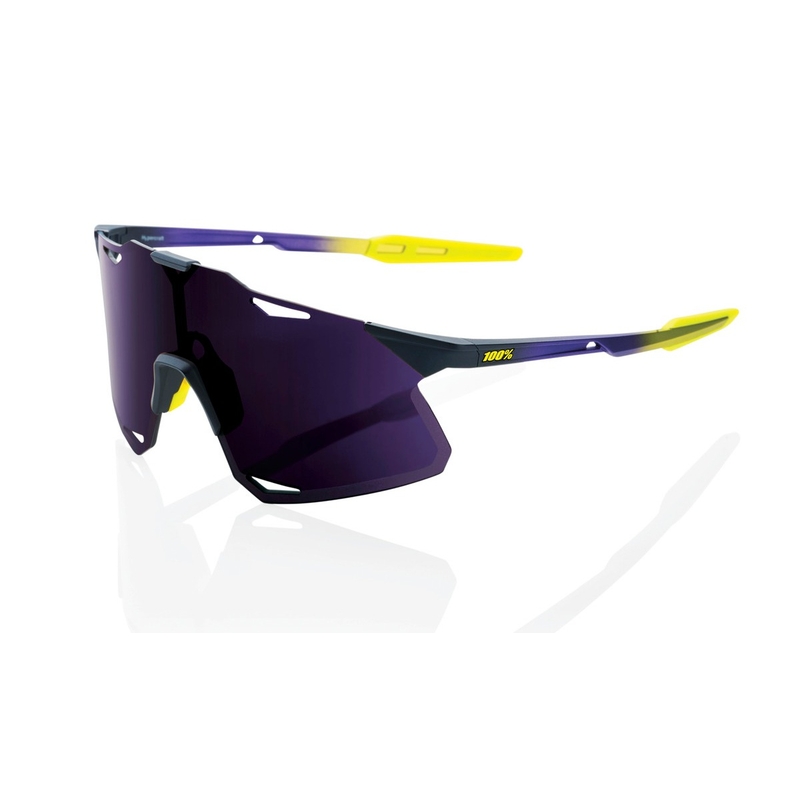 Aurinkolasit 100% HYPERCRAFT Metallic Digital Brights violetti-keltainen (violetti lasi)