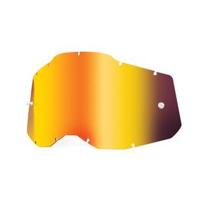 Plexi 100% Racecraft 2/Accuri 2/Strata 2 punainen peilattu (huurtumaton)