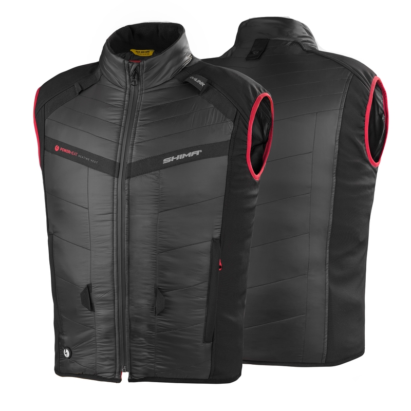 Shima Powerheat liivi musta-punainen
