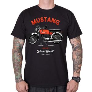 Miesten musta Heart Mustang paita