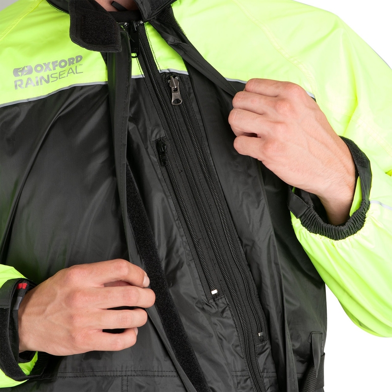 Oxford Rain Seal 22 musta-fluokokeltainen