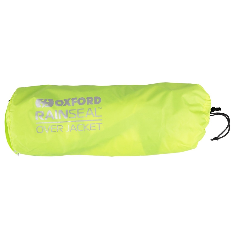 Oxford Rain Seal 22 musta-fluokokeltainen sadetakki