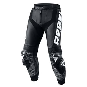 Rebelhorn Rebel Mustavalkoiset moottoripyöräilyhousut alennusmyynti