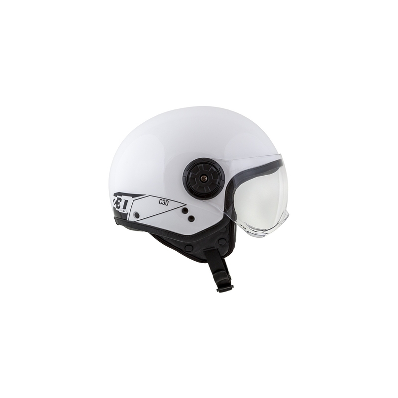 Otevřená přilba na motorku ZED C30 bílo-černá