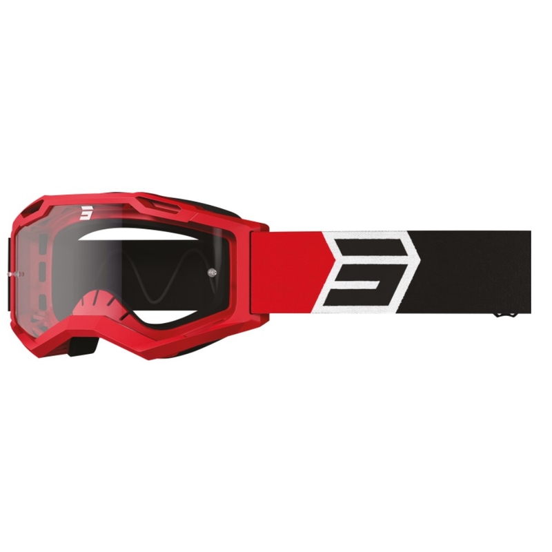 Motocross lasit Shot Assault 2.0 Solar musta-punainen