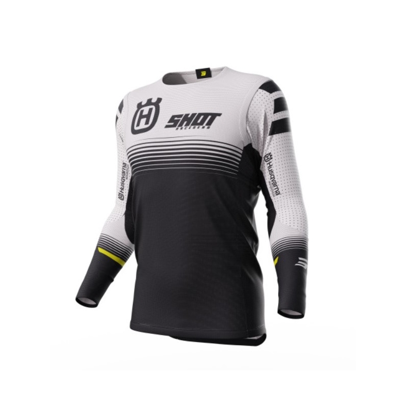Motokrosový dres Shot Aerolite Husqvarna LE bílo-černý výprodej
