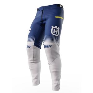 Motocross housut Shot Aerolite Husqvarna LE valkoinen-sininen alennusmyynti