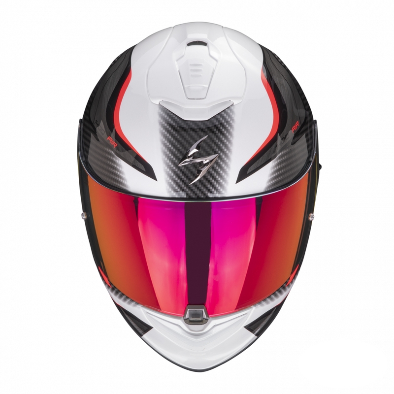 Integrální přilba na motorku Scorpion EXO-1400 EVO Air Attune bílo-červená