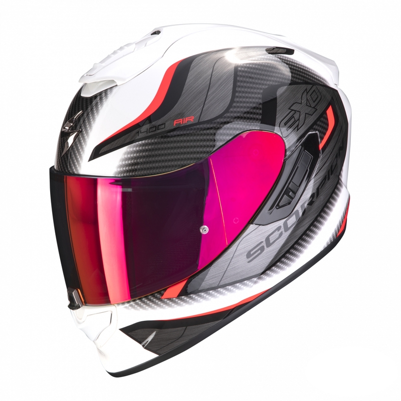 Integrální přilba na motorku Scorpion EXO-1400 EVO Air Attune bílo-červená