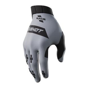 Motocross hanskat Shot Race musta-harmaa