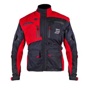 Shot Racetech Musta ja punainen moottoripyörä takki