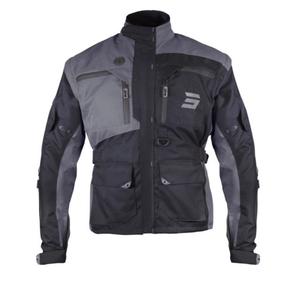 Shot Racetech Musta-harmaa moottoripyöräily takki