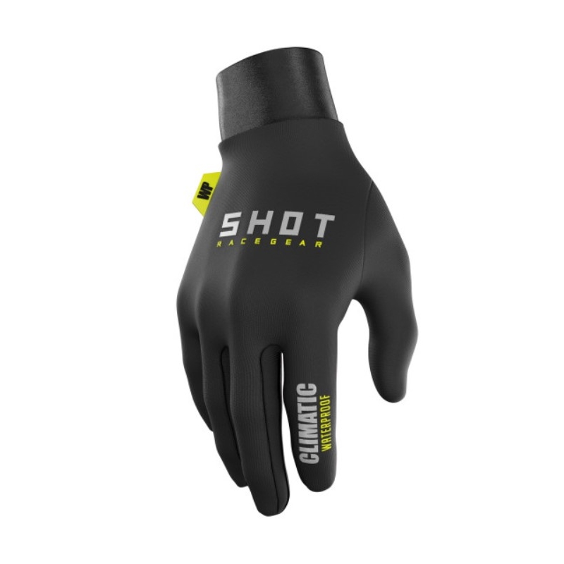 Motocross hanskat Shot Climatic 3.0 musta-fluo keltainen