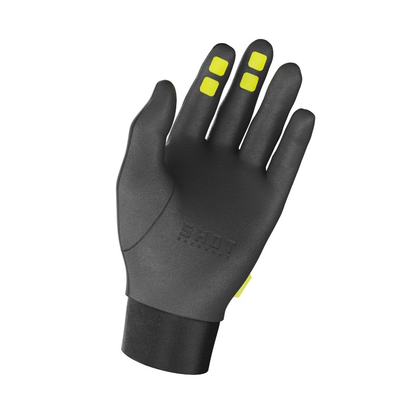Motocross hanskat Shot Climatic 3.0 musta-fluo keltainen