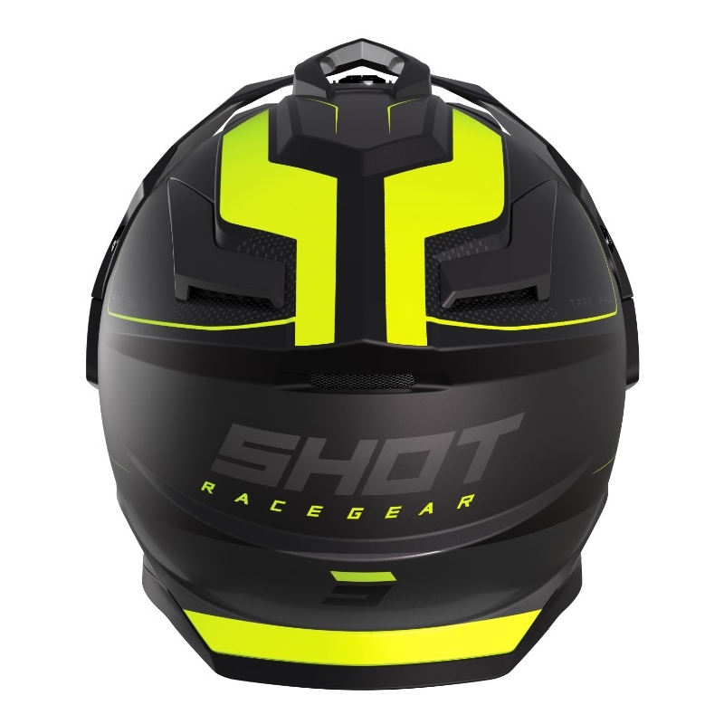 Enduro kypärä Shot Trek Rally musta-fluo keltainen