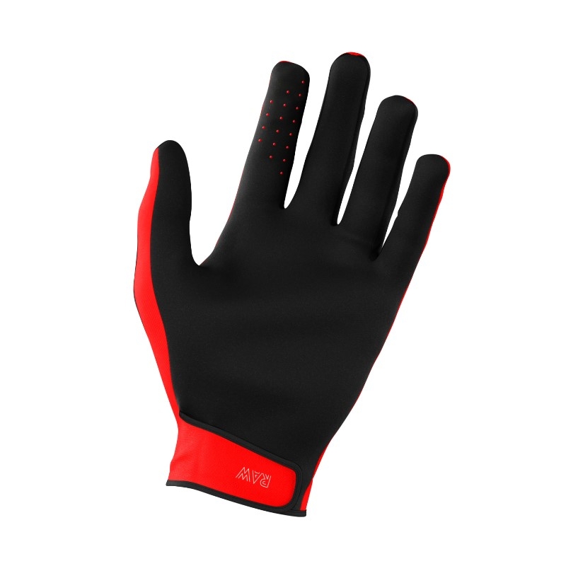 Lasten motocross käsineet Shot Raw Kid punainen alennusmyynti