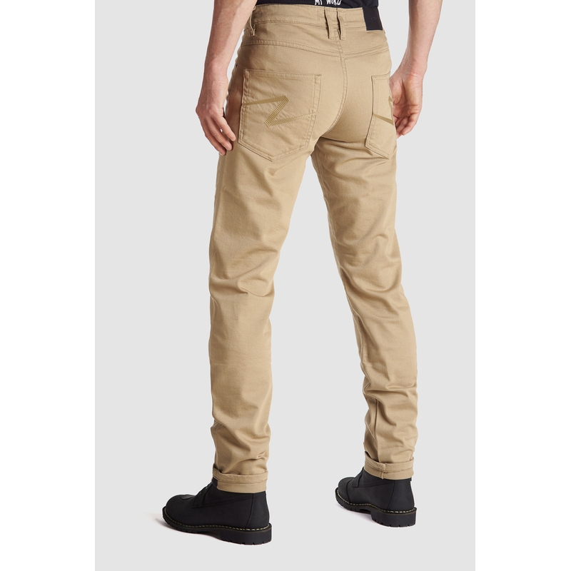 Moottoripyöräfarkut PANDO MOTO Robby Slim beige alennusmyynti