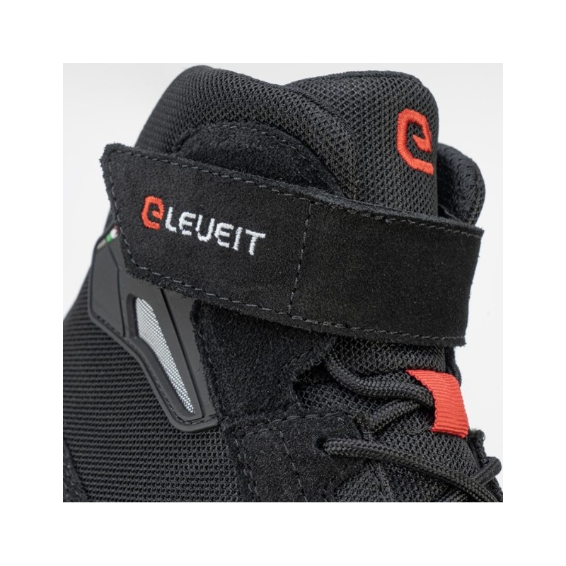 Eleveit Fighter Musta moottoripyörä saappaat alennusmyynti