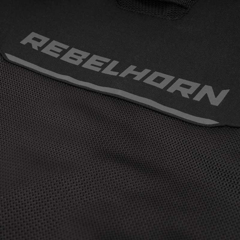 Rebelhorn Wave Musta moottoripyörä takki