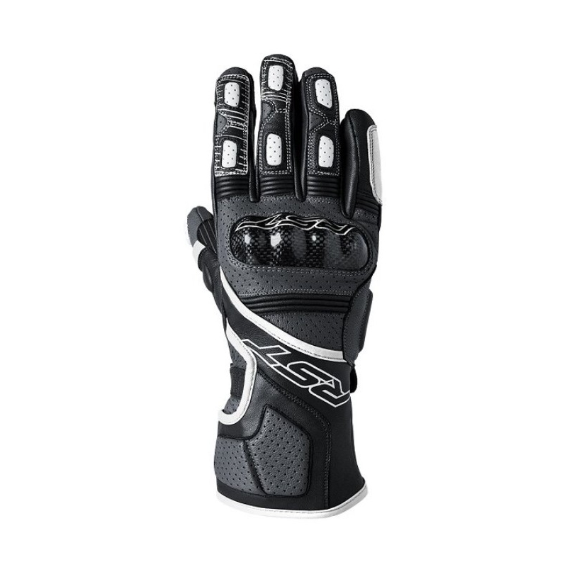 Rukavice na motorku RST Fulcrum černo-šedo-bílé výprodej