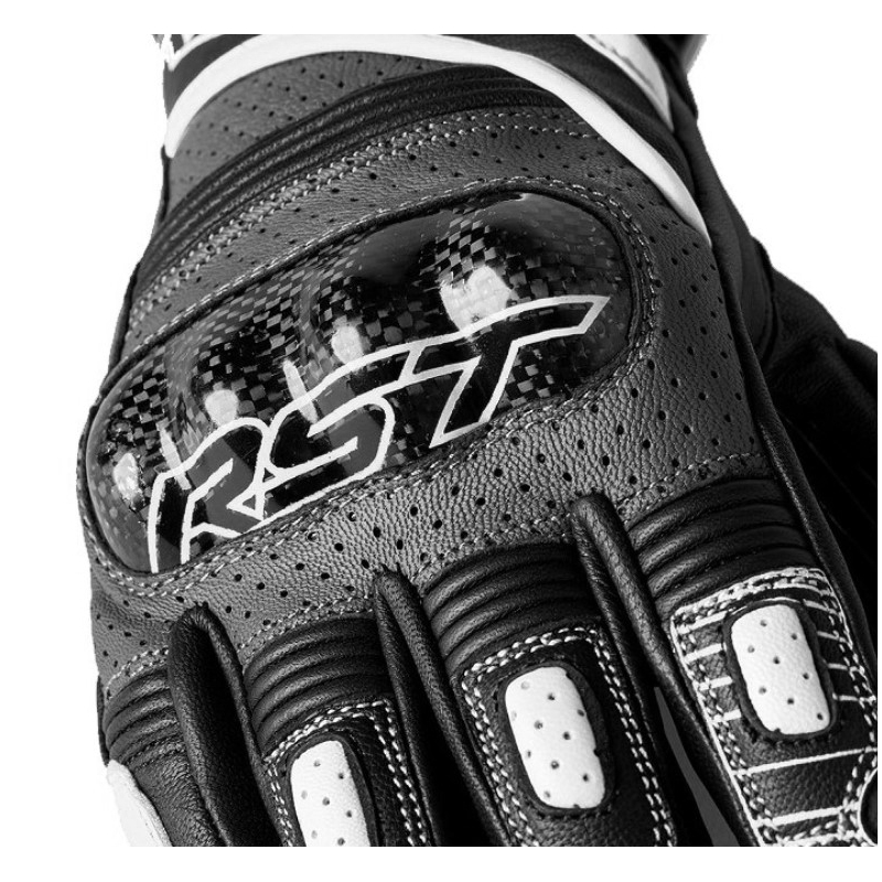 Rukavice na motorku RST Fulcrum černo-šedo-bílé výprodej
