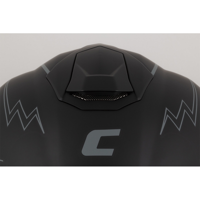 Cassida Integral GT 2.1 Flash Musta-punainen-harmaa moottoripyöräilykypärä
