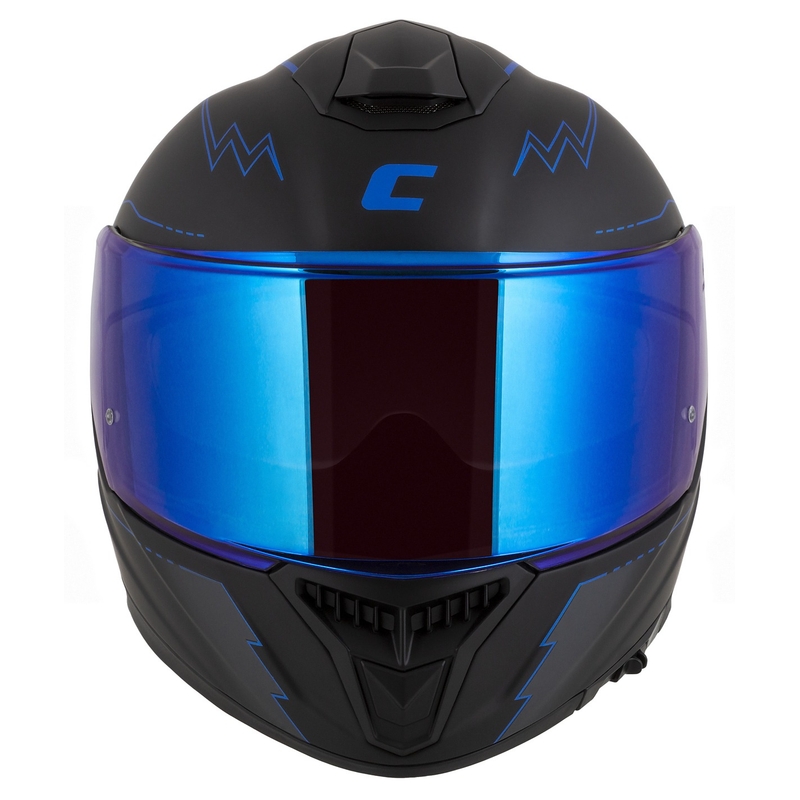 Integral moottoripyöräilykypärä Cassida Integral GT 2.1 Flash musta-sininen-harmaa