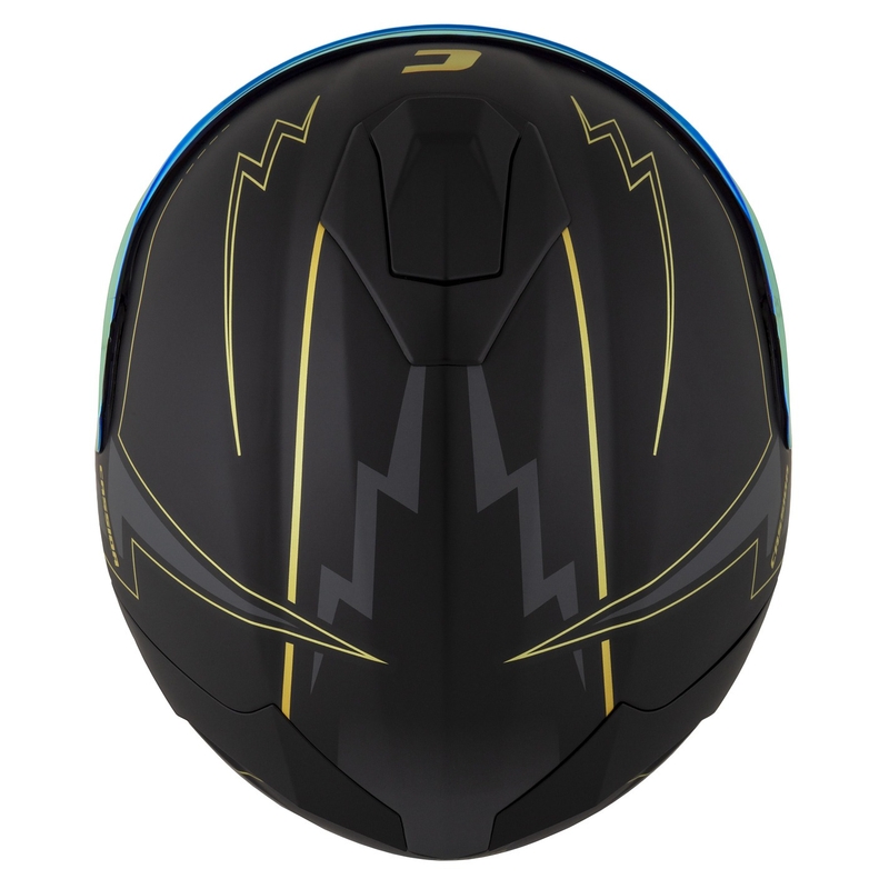 Cassida Integral GT 2.1 Flash musta-kulta-harmaa moottoripyöräilykypärä
