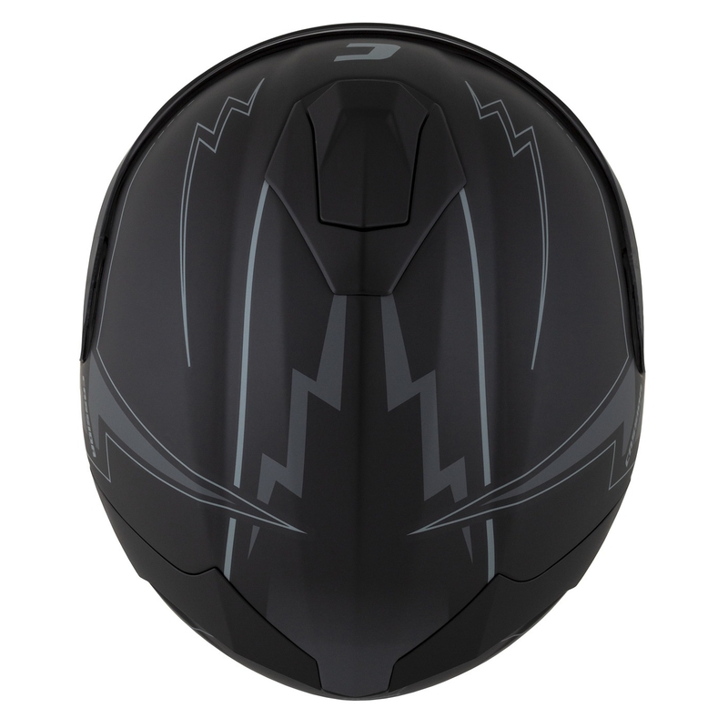 Cassida Integral GT 2.1 Flash Musta-harmaa Integral moottoripyöräilykypärä