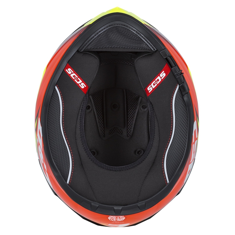 Integral moottoripyöräilykypärä Cassida Integral GT 2.1 Flash fluo keltainen-punainen-musta-valkoinen