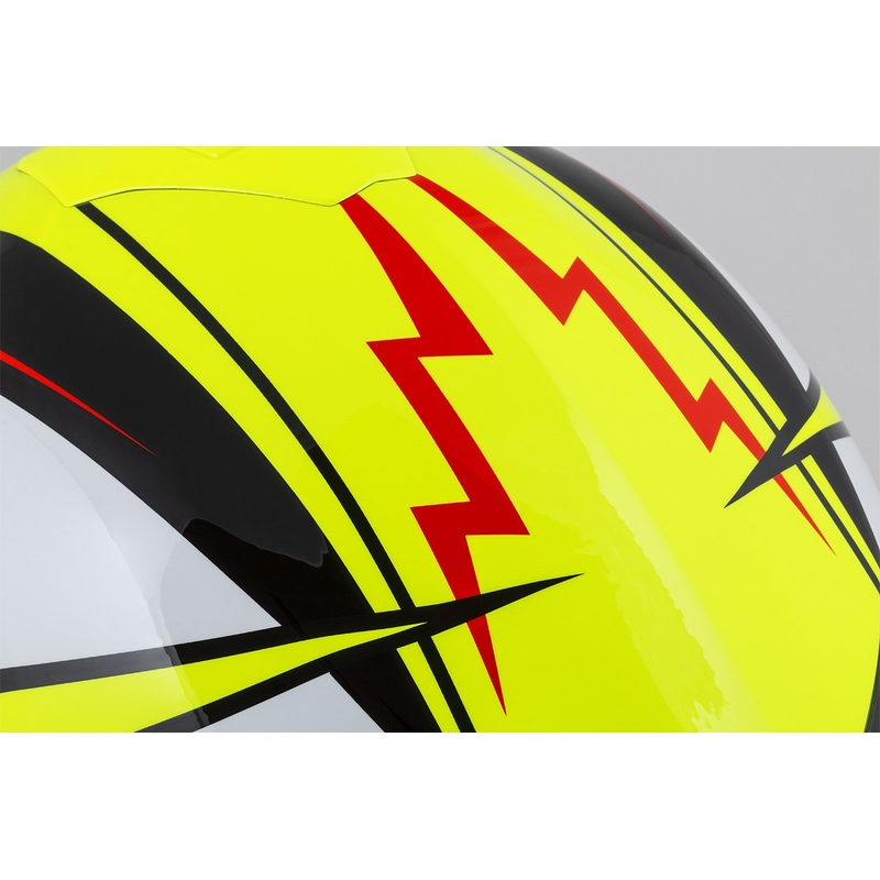 Integral moottoripyöräilykypärä Cassida Integral GT 2.1 Flash fluo keltainen-punainen-musta-valkoinen