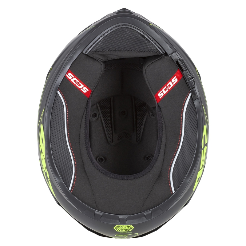 Integral moottoripyöräilykypärä Cassida Integral GT 2.1 Flash musta-fluo-kelta-harmaa