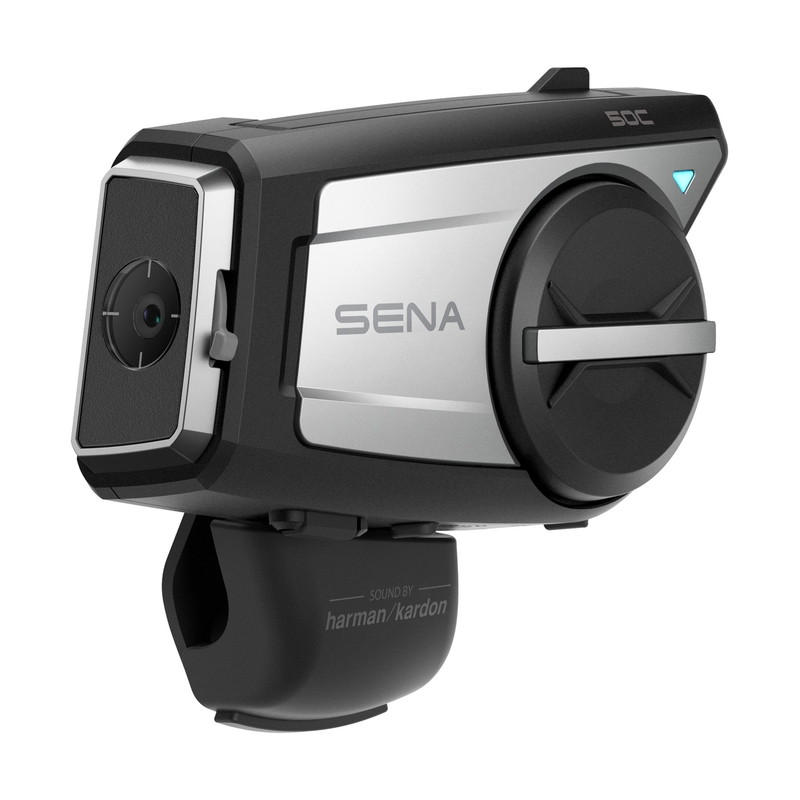 Verkkokuulokkeet SENA 50C, jossa on 4K-kamera
