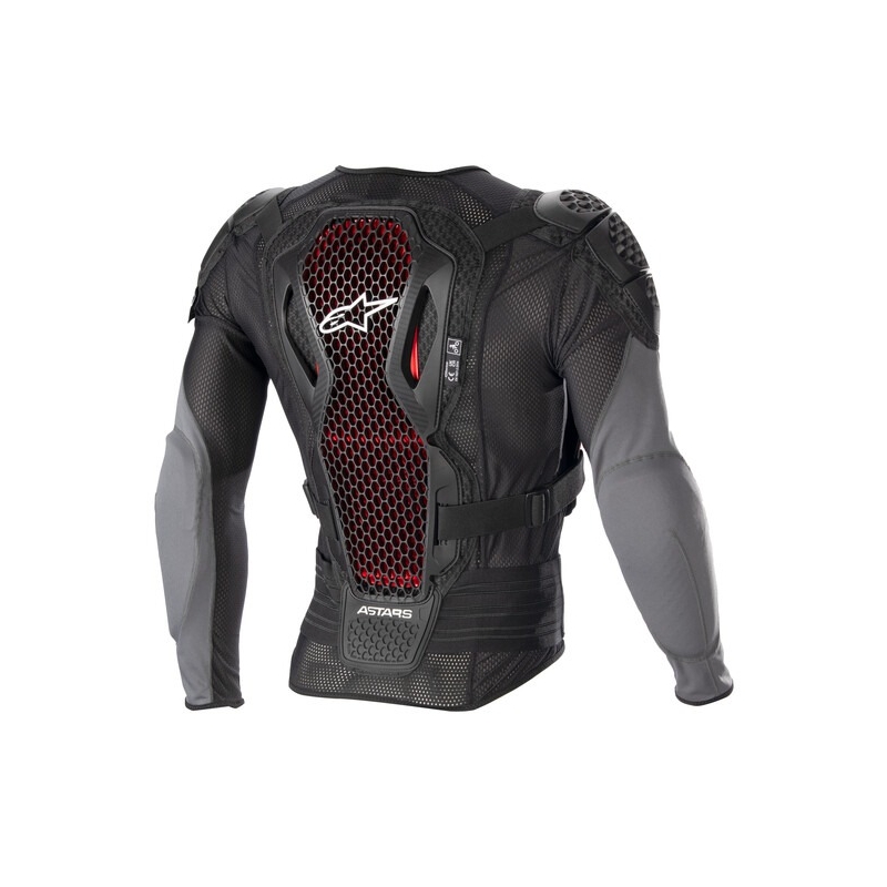 Alpinestars Bionic Plus 2 musta-harmaa-punainen vartalonsuojain