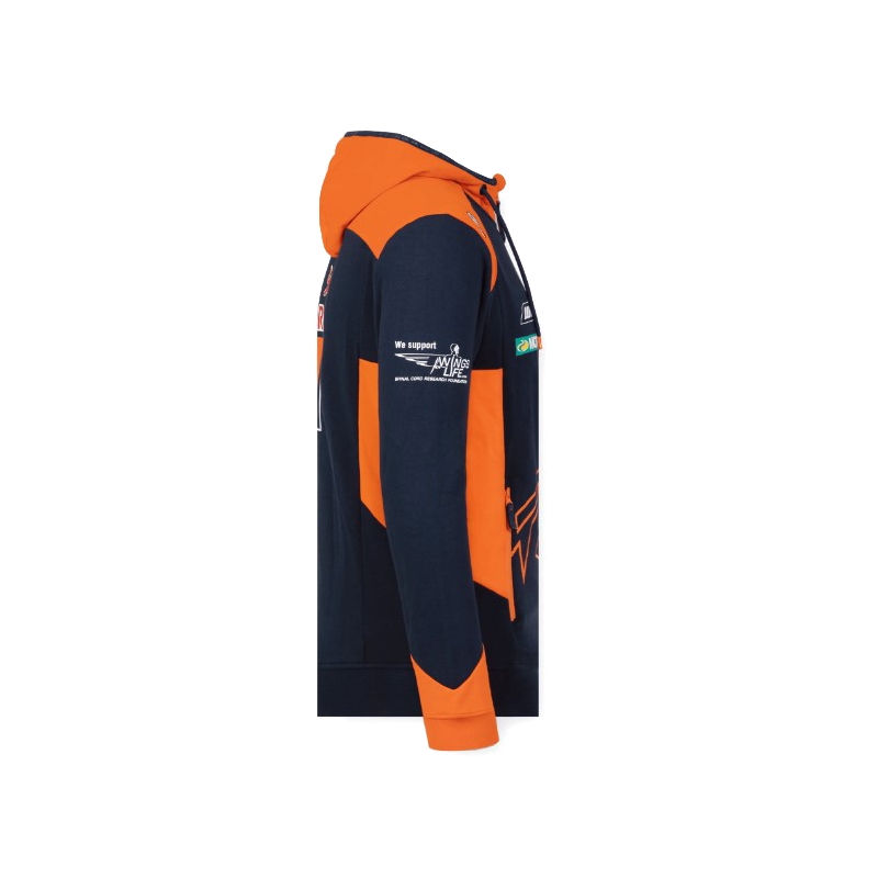 Mikina KTM Red Bull Racing Official Teamline modro-oranžová