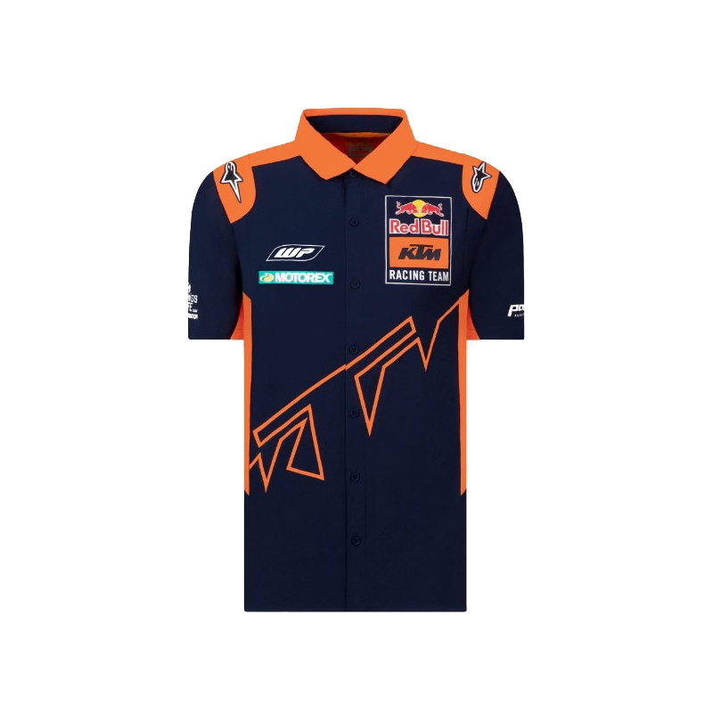 KTM Red Bull Racingin virallinen Teamline-paita sini-oranssi alennusmyynti