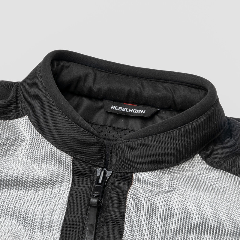 Rebelhorn Scandal II moottoripyörätakki hopea-musta