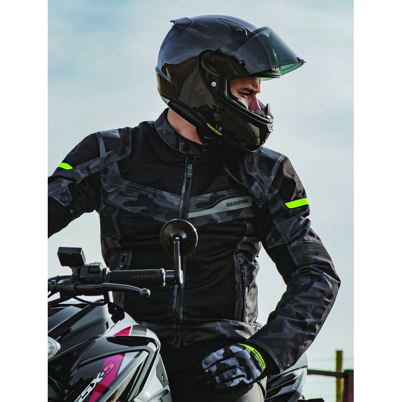 Bunda na motorku Oxford Dakar D2D Air maskáčová šedá výprodej
