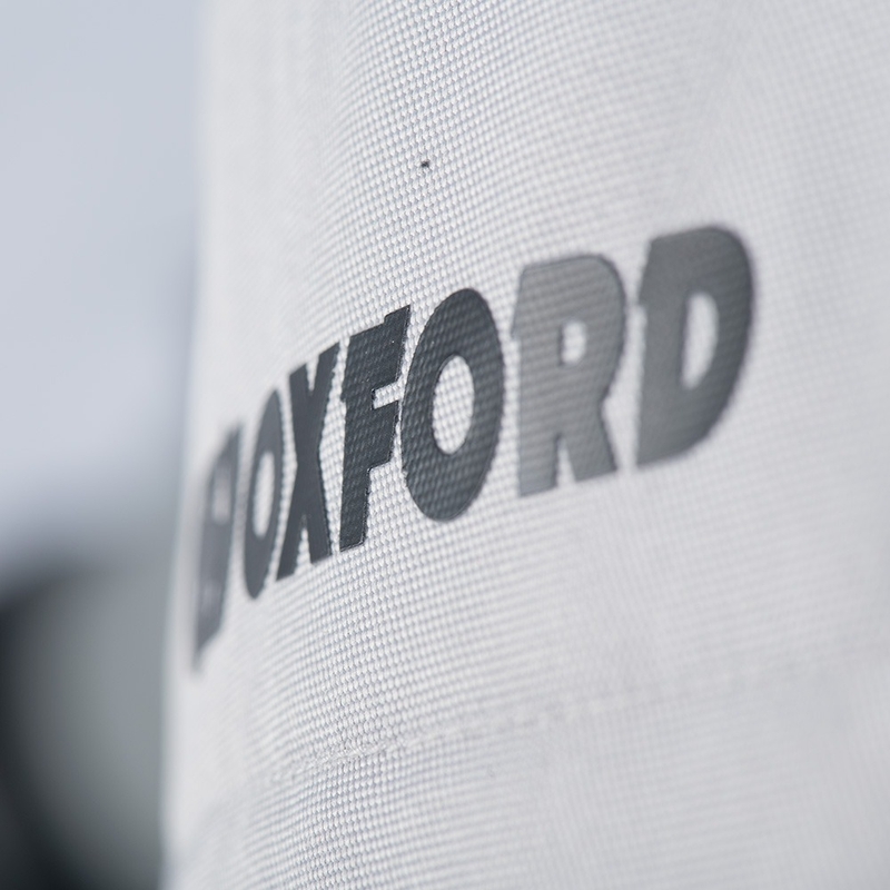 Oxford Dakar D2D Air hopea-sininen-fluo keltainen moottoripyörä takki