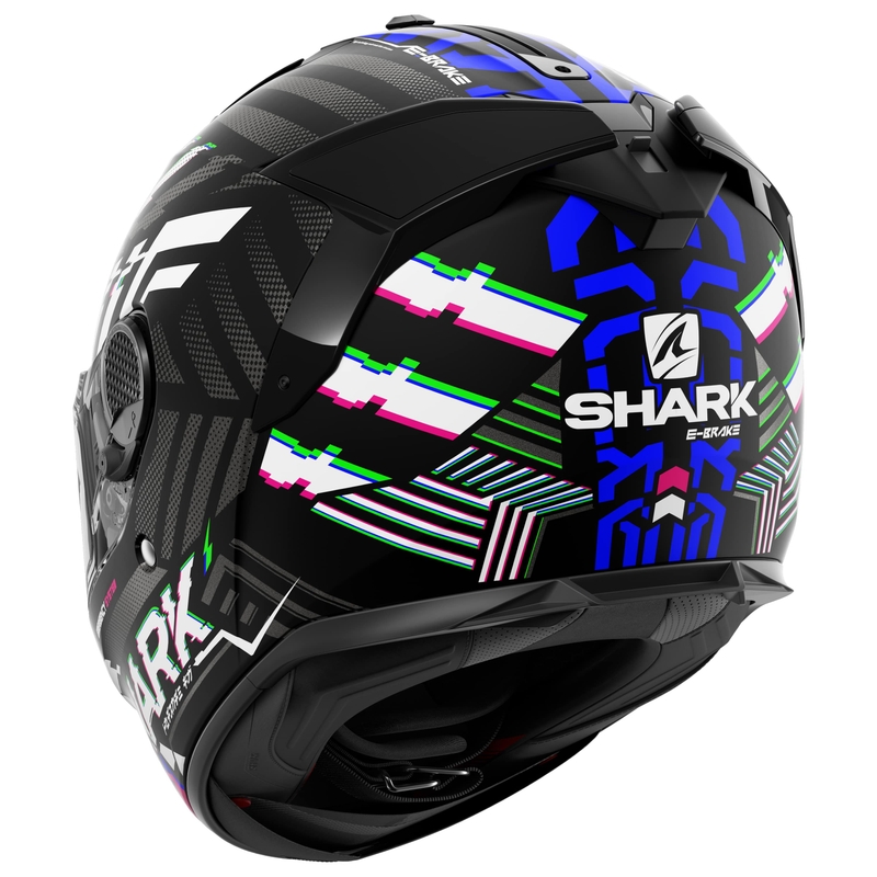 Integrální přilba na motorku SHARK SPARTAN GT E-BRAKE černo-bílo-antracitová
