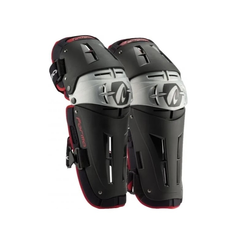 Polvisuojat Forma Tri-Flex musta-hopea-punainen