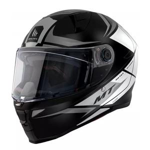 MT Revenge 2 Hatax mustavalkoinen integroitu moottoripyöräilykypärä alennusmyynti