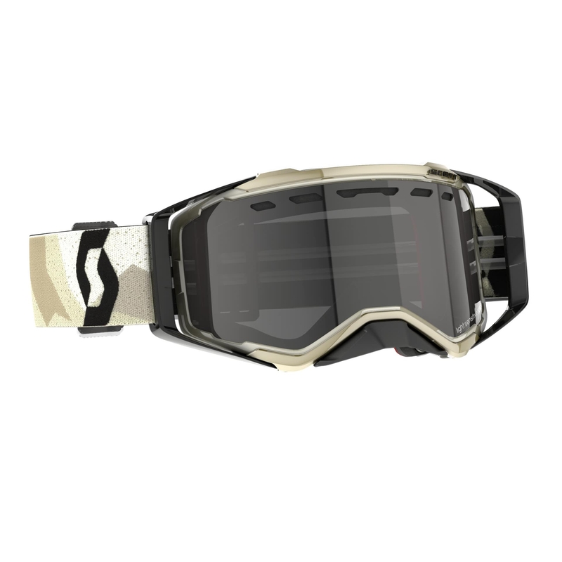 Motocross-lasit SCOTT Enduro LS camo beige-musta-harmaa