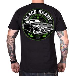 Miesten T-paita Black Heart Monster musta musta